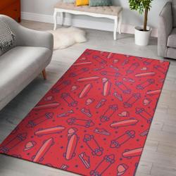Carrot Dot Pattern Print Area Rug Living Room Rug Home Decor