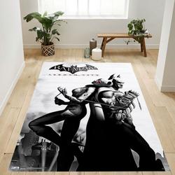 Catwoman Vs Armour Dc Comics Video Game Arkham City Area Rug Living Room And Bed Room Rug Rug Regtangle Carpet Floor Decor Home Decor