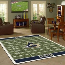 NFL Los Angeles Rams Team Logo Nice Gift Home Decor Rectangle Living Room Rug