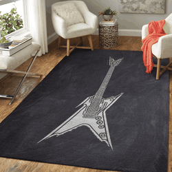 Chalk Music 2 Music Art For Fans Area Rug Living Room Carpet Rug Regtangle Carpet Floor Decor Home Decor