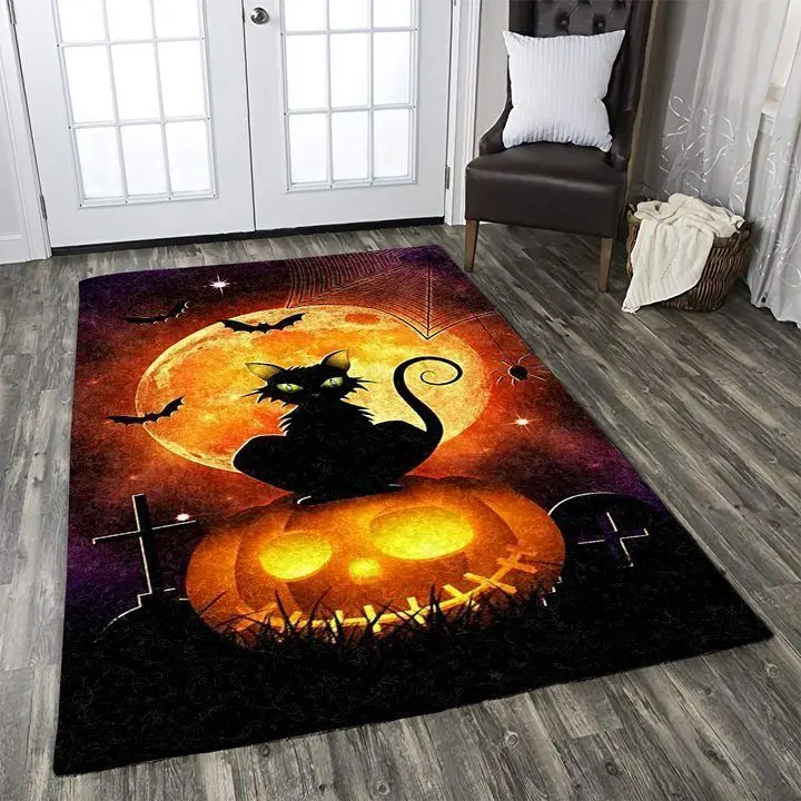 Champagne Print Pattern Area Rug Living Room Rug Home Decor