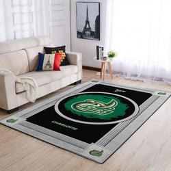 Charlotte 49Ers Ncaa Football Basketball Living Room Rug Regtangle Carpet 3