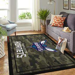Charlotte Hornets Nba Basketball 5 Living Room Bed Room Rug Regtangle Carpet