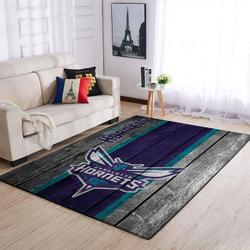 Charlotte Hornets Nba  8 Living Room Bed Room Rug Rug Regtangle Carpet