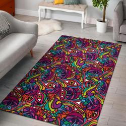 Cherry Pattern Print Area Rug Living Room Rug Home Decor