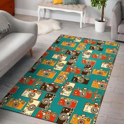Cherry Print Pattern Area Rug Living Room Rug Home Decor