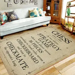 Chess Area Rug Living Room Rug Home Decor Home Decor Bedroom Living Room Decor