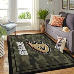 NHL Anaheim Ducks Area Rug Living Room Rug Home Decors Living Room Carpet