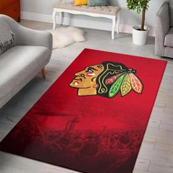 Chicago Blackhawks Area Rug Nhl Carpet Living Room Regtangle Carpet V5040