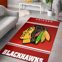 Chicago Blackhawks Area Rug Nhl Carpet Living Room Regtangle Carpet 02