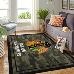 Chicago Blackhawks Area Rugs Nhl Hockey Living Room Carpet Regtangle Carpet