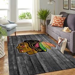 Chicago Blackhawks Area Rugs Nhl Hockey Living Room Carpet Regtangle Carpet