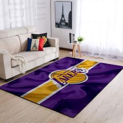 Lakers Area Rug Living Room Rug Home Decor Nba Basketball Team Logo Carpet Rug Living Room 200303B3