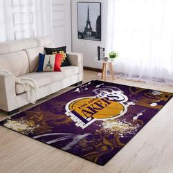 NBA Los Angeles Lakers Basketball Area Rug Living Room Rug Home Decor 200304106