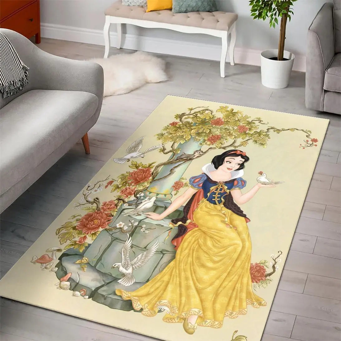 Snow White Princess Disney Rug Home Decor Carpet Rug Living Room 2003278