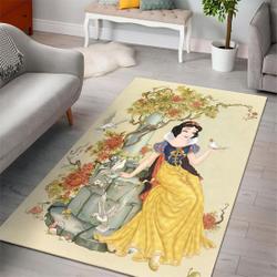 Snow White Princess Disney Rug Home Decor Carpet Rug Living Room 2003278