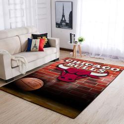 Chicago Bulls Area Rug Nba Carpet Living Room Rugs Rug Regtangle Carpet V4635
