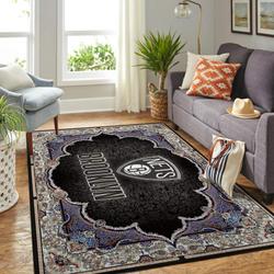 Brooklyn Nets Nba Rug Living Room Rug Home Decor Room Carpet Sport