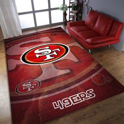 Team Logo Wooden Style Nice Gift Home Decor Rectangle Area Rug Living Room Rug Home Decor