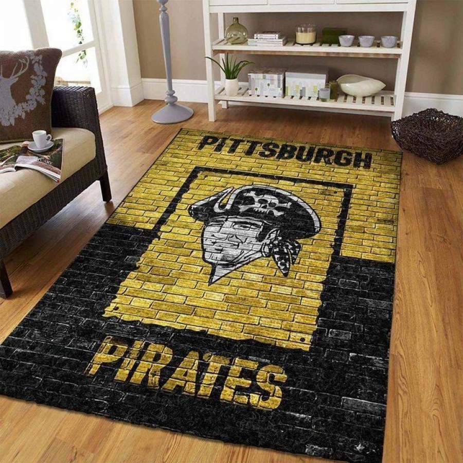 Pittsburgh Pirates Area Rug Living Room Rug Home Decor Mlb Baseball 1912261