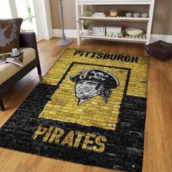 Pittsburgh Pirates Area Rug Living Room Rug Home Decor Mlb Baseball 1912261