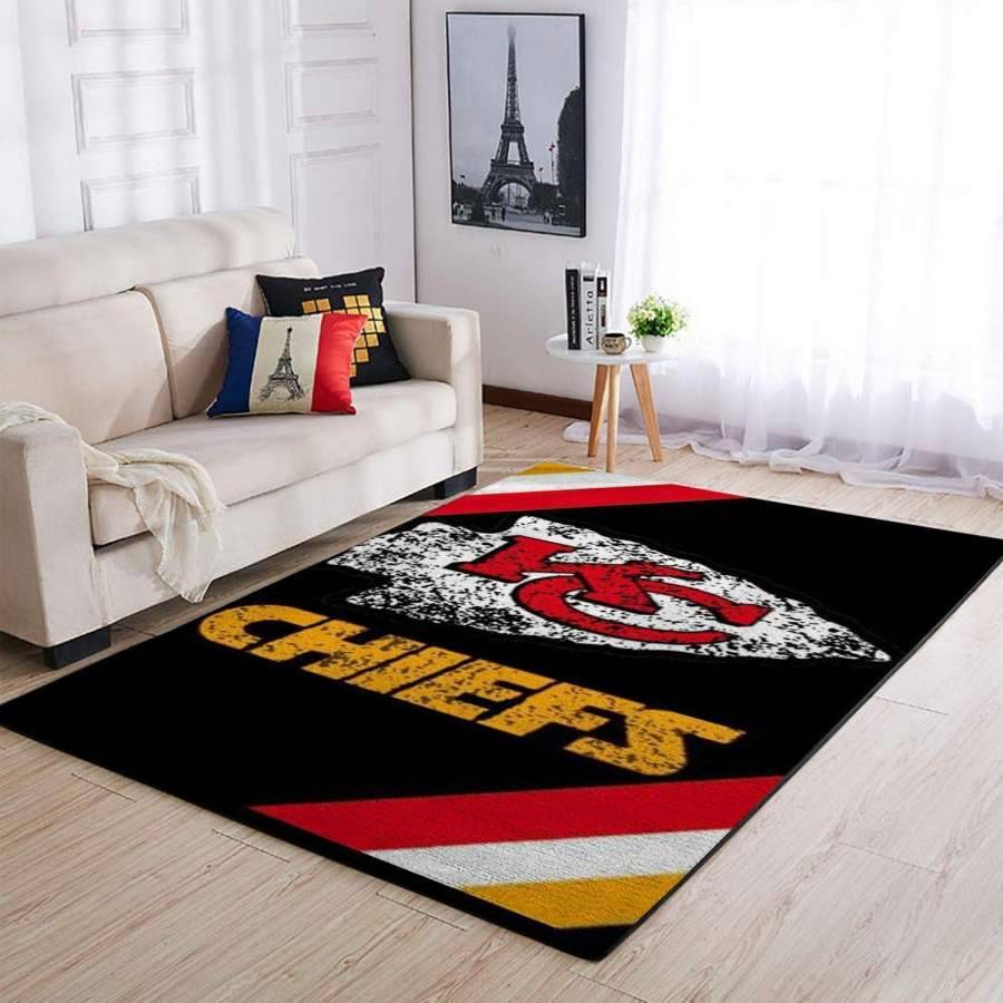 Kansas City Chiefs Area Rug Living Room Rug Home Decor NFL Carpet Rug 1912268