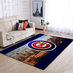 Chicago Cubs Area Rug Mlb Baseball Team Logo Carpet Living Room Rugs V959