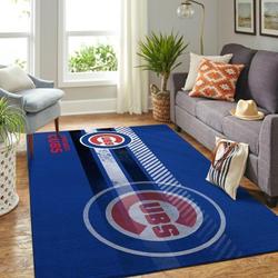 Chicago Cubs Area Rug Mlb Baseball Team Logo Carpet Living Room Rugs V960