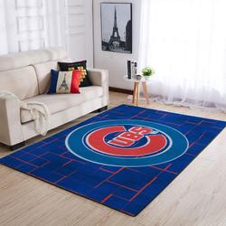 Chicago Cubs Area Rug Mlb Baseball Team Logo Carpet Living Room Rugs V961