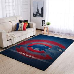 Chicago Cubs Area Rug Mlb Baseball Team Logo Carpet Living Room Rugs V964