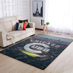 Chicago Cubs Area Rug Mlb Baseball Team Logo Carpet Living Room Rugs V967