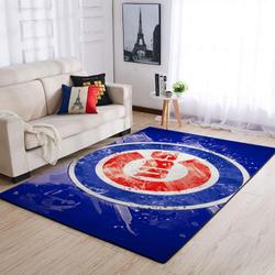 Chicago Cubs Area Rug Mlb Baseball Team Logo Carpet Living Room Rugs V972
