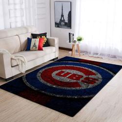 Chicago Cubs Area Rug Mlb Baseball Team Logo Carpet Living Room Rugs V973