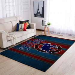 Chicago Cubs Area Rug Mlb Baseball Team Logo Carpet Living Room Rugs V976