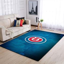 Chicago Cubs Area Rug Mlb Baseball Team Logo Carpet Living Room Rugs V978