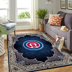 Chicago Cubs Area Rug Mlb Baseball Team Logo Carpet Living Room Rugs V979