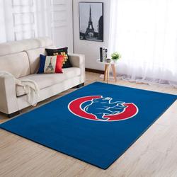 Chicago Cubs Area Rug Mlb Baseball Team Logo Carpet Living Room Rugs V980