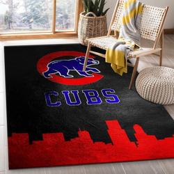 Chicago Cubs Area Rug Mlb Baseball Team Logo Carpet Living Room Rugs 14