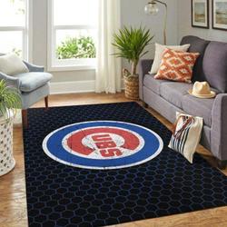Chicago Cubs Mlb Area Rug Baseball Rug Regtangle Carpet Floor Decor Home Decor