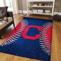 Cleveland Indians Area Rug Mlb Baseball Team Logo Rug Regtangle Floor Decor V583