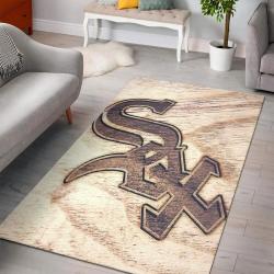 Chicago White Sox Area Rug Mlb Baseball Team Logo Carpet Living Room Rugs Rug Regtangle Carpet Floor Decor Home Decor V597