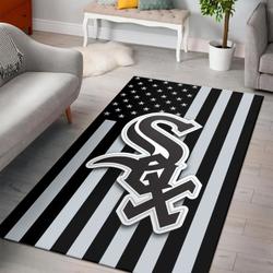 Chicago White Sox Area Rug Mlb Baseball Team Logo Carpet Living Room Rugs Rug Regtangle Carpet Floor Decor Home Decor V601