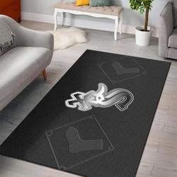 Chicago White Sox Area Rug Mlb Baseball Team Logo Carpet Living Room Rugs Rug Regtangle Carpet Floor Decor Home Decor V602