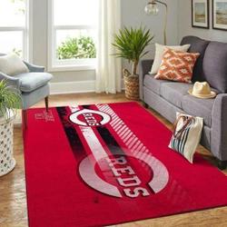 Cincinnati Reds Mlb Baseball Team Logo Carpet Living Room Rugs V605