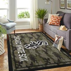 Chicago White Sox Area Rug Mlb Baseball Team Logo Carpet Living Room Rugs Rug Regtangle Carpet Floor Decor Home Decor V613