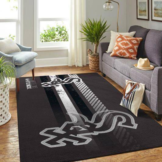 Chicago White Sox Area Rug Mlb Baseball Team Logo Carpet Living Room Rugs Rug Regtangle Carpet Floor Decor Home Decor V617