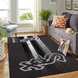 Chicago White Sox Area Rug Mlb Baseball Team Logo Carpet Living Room Rugs Rug Regtangle Carpet Floor Decor Home Decor V617