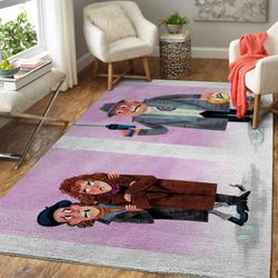 Chihuahua Dot Pattern Print Area Rug Living Room Rug Home Decor