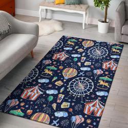 Chimp Monkey Pattern Print Area Rug Living Room Rug Home Decor