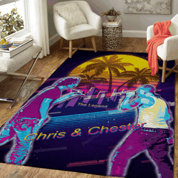 Chris Cornel Chester Artwork Music Synthwave 80S Art For Fans Area Rug Living Room Carpet Rug Regtangle Carpet Floor Decor Home Decor